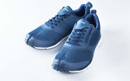足袋シューズ「Lafeet」VL07・ネイビー【25.5cm】【足袋シューズ 足袋 シューズ 靴くつ クツ スポーティー スタイル 岡山県 倉敷市 おすすめ 人気 】