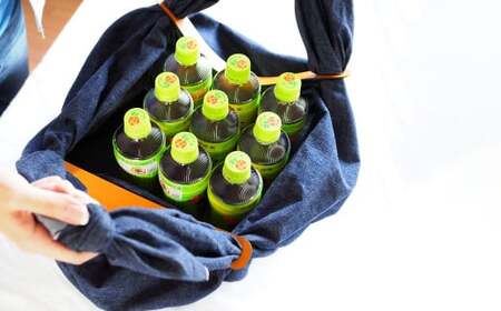 児島セルビッチデニム 風呂敷 （レザーバッグホルダー付き ）【デニム風呂敷 デニム レザーバッグ 手提げバッグ バック 高品質レザー 岡山県 倉敷市 おすすめ 人気】