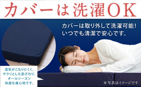 MS低反発 ダブル【ネイビー】 日本製 低反発 体圧分散 マットレス メディカルスリーパー【日本製 寝具 洗える寝具 洗えるマットレス 人気マットレス おすすめ 岡山県 倉敷市】