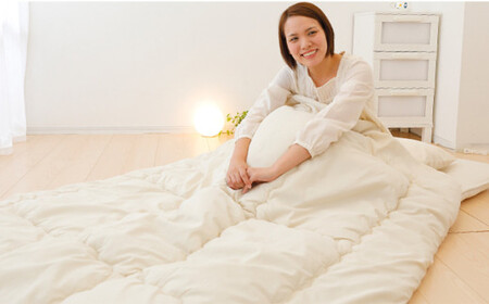 今すぐ使える布団3点セット ダブル（敷き布団、掛布団、枕）【布団セット 寝具 布団 掛け布団 敷布団 枕 まくら ダブル コンパクト 家庭用 来客用 圧縮梱包 岡山県 倉敷市 おすすめ 人気】