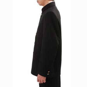 男子学生服・学ランのみ標準型学生服160Aラウンドカラー 美味しい