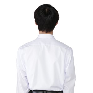 カッターシャツ 長袖 白色 ２枚セット 形態安定 日本被服株式会社（ スクールシャツ 上着 学生 服 ファッション 岡山県 倉敷産 返礼品 ） 160A