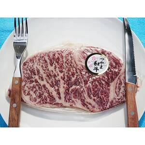 津山生まれ・津山育ち【つやま和牛】霜降りステーキ(リブロース・サーロイン)　600g(3枚)【配送不可地域：離島】【1030616】