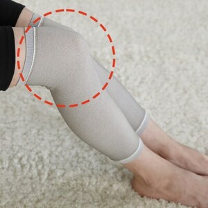 “着る岩盤浴”BSファイン　ナノレッグウォーマー Mサイズ　グレー【1377248】