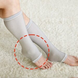 “着る岩盤浴”BSファイン　ナノレッグウォーマー Mサイズ　グレー【1377248】