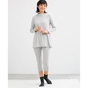 着る岩盤浴BSファイン　しっとりぽかぽかソックス【Lサイズ/ブラック】【1383984】