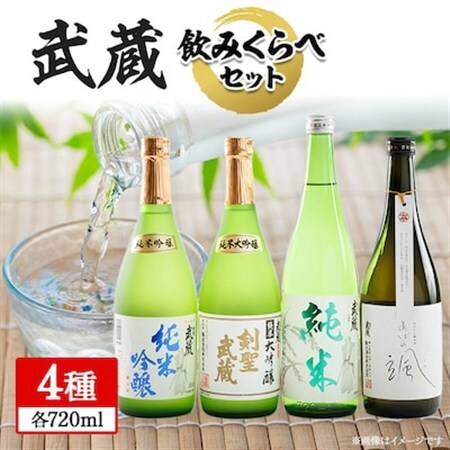 武蔵飲みくらべセット 720ml×4本【1416580】