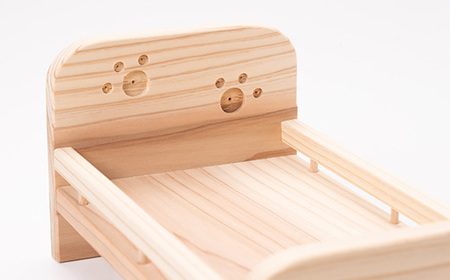 かわいいベッド　組立工作キット【1542574】