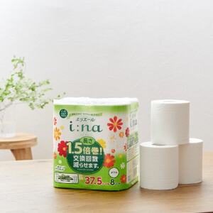 エリエール(イーナ)トイレットティシュー 1.5倍 37.5m(ダブル)8R×3パック(24個)【配送不可地域：離島・北海道・沖縄県】【1617555】