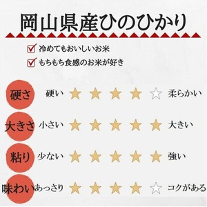 令和6年産 無洗米ひのひかり5kg (5kg×1袋) 岡山県産 お米
