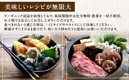 【 産地直送 】 有機JAS 生椎茸 800g ＆ 生きくらげ 200g 定期便 3ヶ月 オーガニック しいたけ 椎茸 きくらげ きのこ 野菜 岡山県 玉野市 栽培期間中化学肥料不使用 栽培期間中農薬不使用 野菜セット 