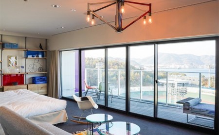 KEIRIN HOTEL 10 ホテル 6,000円分 金券 チケット 宿泊 レストラン 利用 開放的 景色 瀬戸内海 非日常的 瀬戸内 海の幸 山の幸 クラフトビール スイーツ カフェタイム 競輪 自転車 モチーフ デザイン 