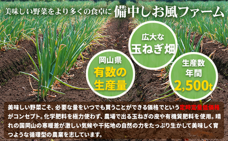 【2025年先行予約】しお風新たまねぎ 約15kg 2025年 先行予約《5月下旬-6月上旬頃出荷》 玉ねぎ 新たまねぎ 野菜 青果物 岡山県 笠岡市