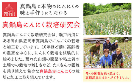 真鍋島赤にんにくしょうゆ漬け2個セット 真鍋島にんにく栽培研究会《45日以内に出荷予定(土日祝除く)》
