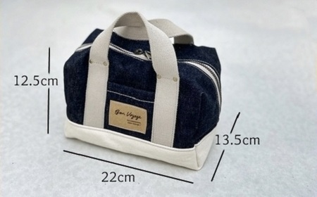 デニムボストンバッグ Sサイズ