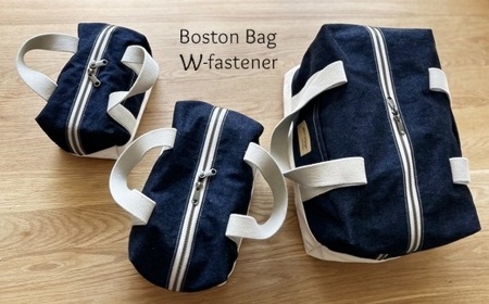 デニムボストンバッグ Sサイズ