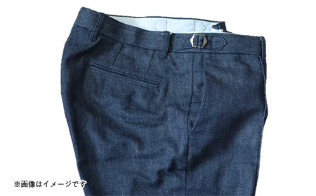 岡山デニムのライト・スラックス(Mサイズ)