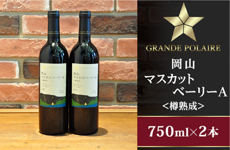 グランポレール岡山マスカットベーリーA<樽熟成>750ml×2本