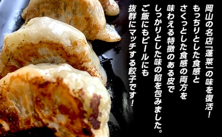 唯一無二の手打ち餃子40個(20個×2パック)餃子1つ約30g!【ぎょうざ楼】