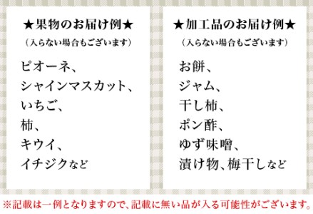 【3か月に1回、合計4回お届け】旬の農産物（野菜・果物など）詰合せ【7品以上】