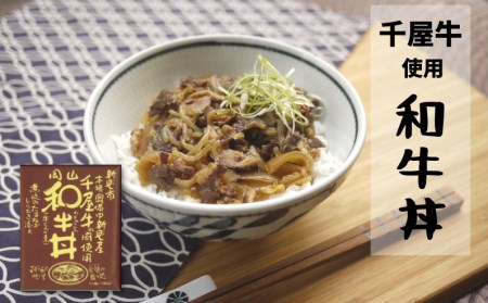 千屋牛や地元食材を使ったレトルト 牛丼 カレー シチュー 各5食 4種20食