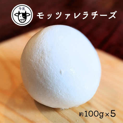 【11月～3月限定・牛乳】モッツァレラチーズ 約100g×5パック