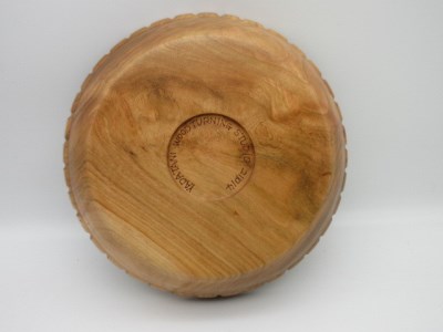 木の食器 サラダボウル 直径約20cm 高さ約4.5cm 材質サクラ