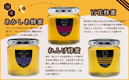 はちみつ 国産 備前産 令和7年採取 純粋蜂蜜セット⑬ 【ギフトケース入】