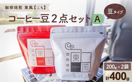 自家焙煎 東風(こち)コーヒー豆2点セットA