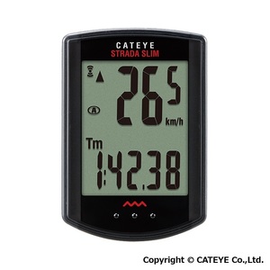 自転車用ワイヤレスサイクロコンピュータ STRADA SLIM [CC-RD310W] キャットアイ 自転車 防水 後付け 岡山 赤磐市