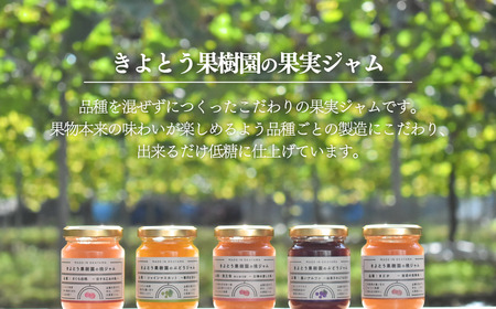 【きよとうファーム】果樹園の品種を楽しむ果実ジャム 6種 (岡山県産)9月以降順次発送【KF-K005-01】