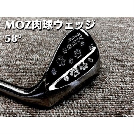 MOZ 肉球ウェッジ  58° コバルトブラック・ミラー仕上げ (モーダス W 105)_雑貨・日用品 ゴルフ用品 スポーツ・アウトドア用品 _【1501780】