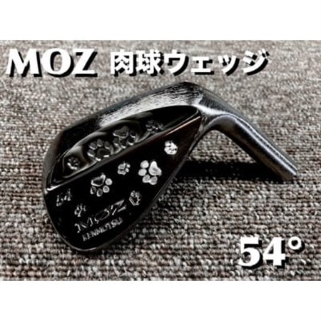 MOZ 肉球ウェッジ  54° コバルトブラック・ミラー仕上げ (モーダス W 115)_雑貨・日用品 ゴルフ用品 スポーツ・アウトドア用品 _【1503817】