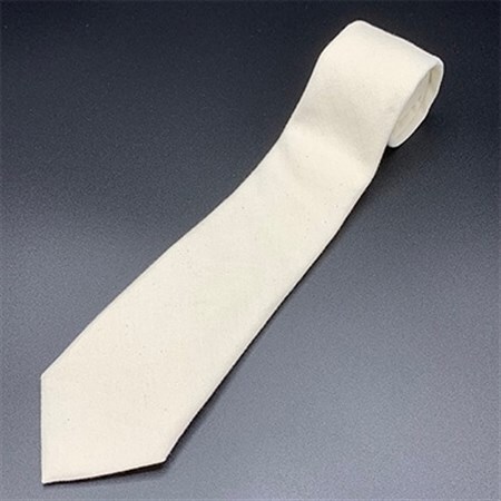 クラバットユキジ製　デニムタイ(ミルキーホワイト)_装飾品・工芸品 ネクタイ・ベルト 服飾小物 _【1078937】