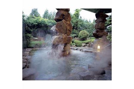 湯郷温泉 湯郷グランドホテル 一泊二食付ペア宿泊券 (平日限定・夕食は地元特選牛なぎビーフ会席料理)_旅行券・チケット 宿泊券 _【1083497】