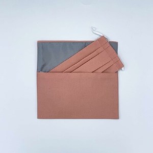 岡山デニムで織り上げた 抗菌プリーツマスクとマスクケースのセット ピンク 岡山県美作市 ふるさと納税サイト ふるなび