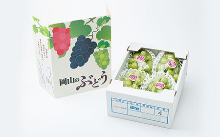 【2026年先行受付】岡山県産 朝採りシャインマスカット 2kg_果物・フルーツ ぶどう・マスカット ブドウ 葡萄 _【配送不可地域:離島】【1073053】