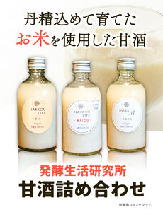 甘酒 詰め合わせ 300ml 12本 発酵生活研究所 丸本酒造株式会社 《30日以内に出荷予定(土日祝除く)》岡山県 浅口市 セット ノンアルコール 白麹 甘酒 酒