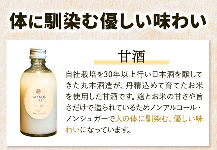 甘酒 詰め合わせ 300ml 12本 発酵生活研究所 丸本酒造株式会社 《30日以内に出荷予定(土日祝除く)》岡山県 浅口市 セット ノンアルコール 白麹 甘酒 酒