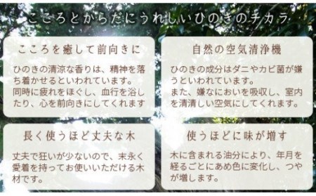 FF-11 岡山県産ひのきのモニター台 70cm