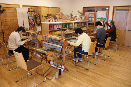 さをり織り（アームカバー、コースターセット）