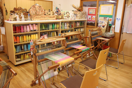 さをり織り（アームカバー、コースターセット）