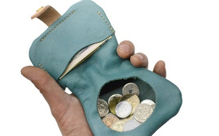 革工房Manly コインケースα ナポレオンブルー ファッション ファッション小物 財布