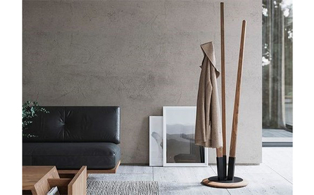 マスターウォール マイカ#01 コートハンガー 家具 インテリア ウォールナット 送料無料 