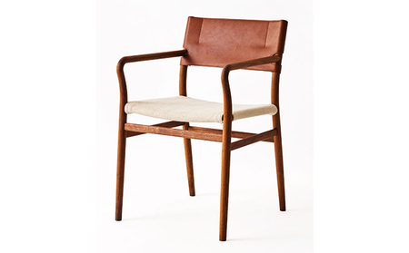 UC3 チェア DOMUS(トープ) 家具 インテリア ウォールナット 送料無料 アームチェア 椅子 ダークブラウン