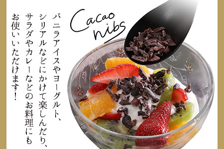 神の食べ物 カカオニブL 400g 石挽カカオissai 岡山県矢掛町 スーパーフード カカオ豆 スイーツ デザート《30日以内に出荷予定(土日祝除く)》 st-p