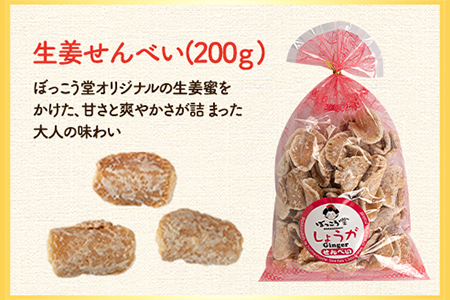 選べる お好みセット 計4袋 手焼き せんべい ぼっこう堂 【種類:塩×生姜】《30日以内に出荷予定(土日祝除く)》 岡山県矢掛町 煎餅 詰め合わせ