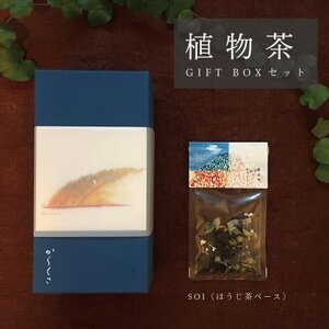【ギフト箱1種入】「からくさ」植物茶BOXセット(新庄宿須貝邸オリジナルほうじ茶ブレンド5袋)【1706531】