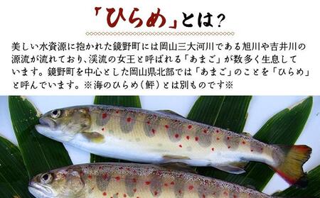 ひらめまるごとセット（あまごの塩焼き・甘露煮　計10尾）[016-a003]