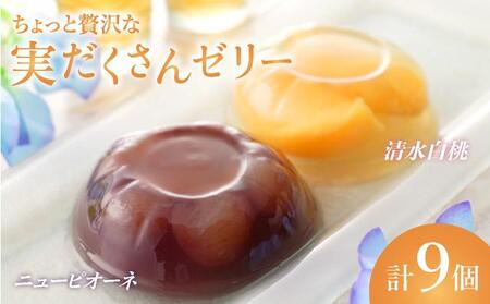 ちょっと贅沢な実だくさんゼリー9個入【021-a018】